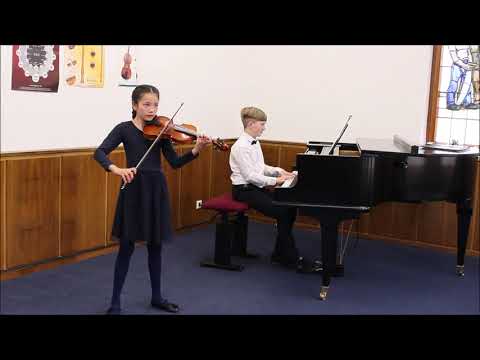 Jugend musiziert 2021, AG II Julia und Luis, Deutscher Tanz, L. v. Beethoven