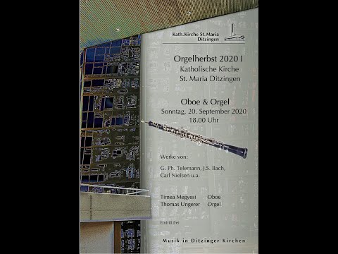 Orgel und Oboe 20 September 2020